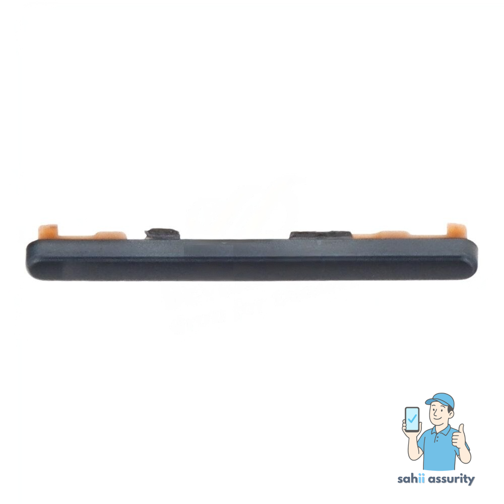 Volume Side Button Outer for Xiaomi Poco M4 Pro Black thumbnail